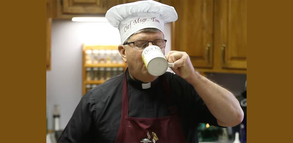 'Cooks with Collars' videos show what priests are cooking up in the