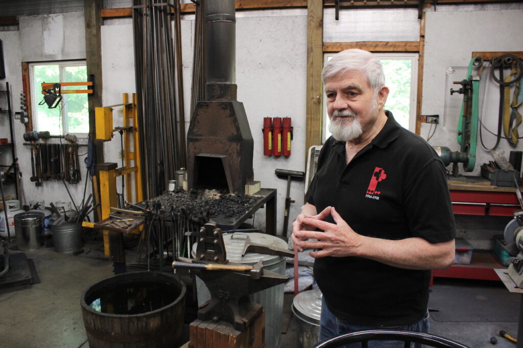Augusta County blacksmith forges signs of faith