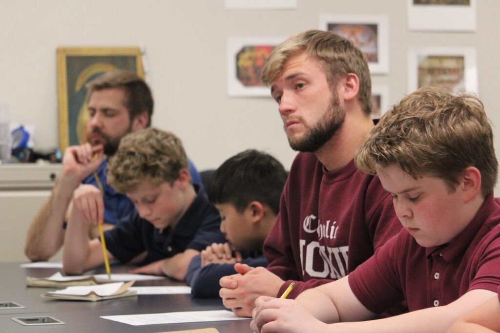 Catholic collegians help middle schoolers grow in faith: ‘Power Hour’