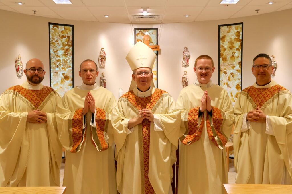 Three men answer the call, prepare for priesthood