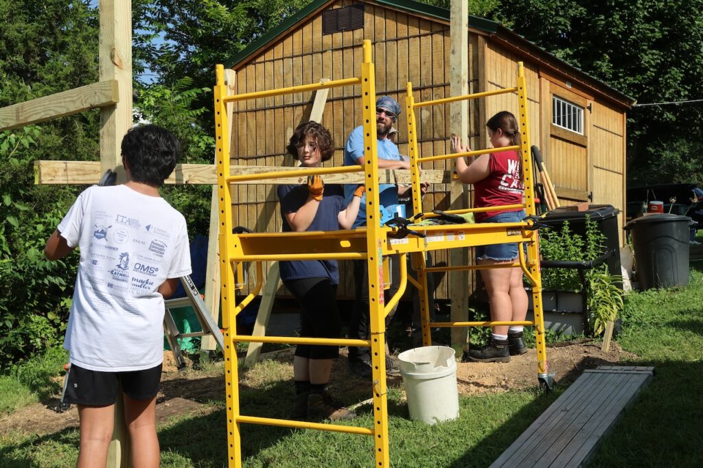 The hands and feet of Christ: The adults who serve alongside teens at Work Camp